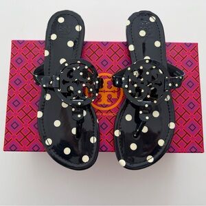 Tory Burch Miller Printed Patent Leather Sandals